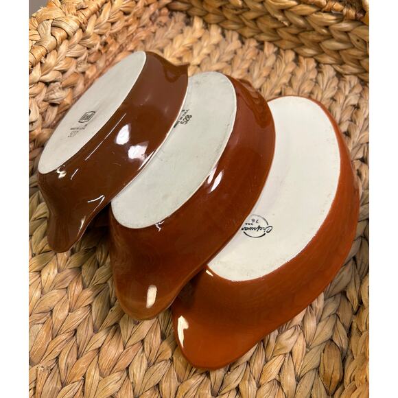 Oval Stoneware bake & serve dishes, 3 nesting - Chefsware USA 76, Hall 528 & 527 - Picture 1 of 7